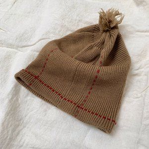 Portolano merino wool pom pom beanie